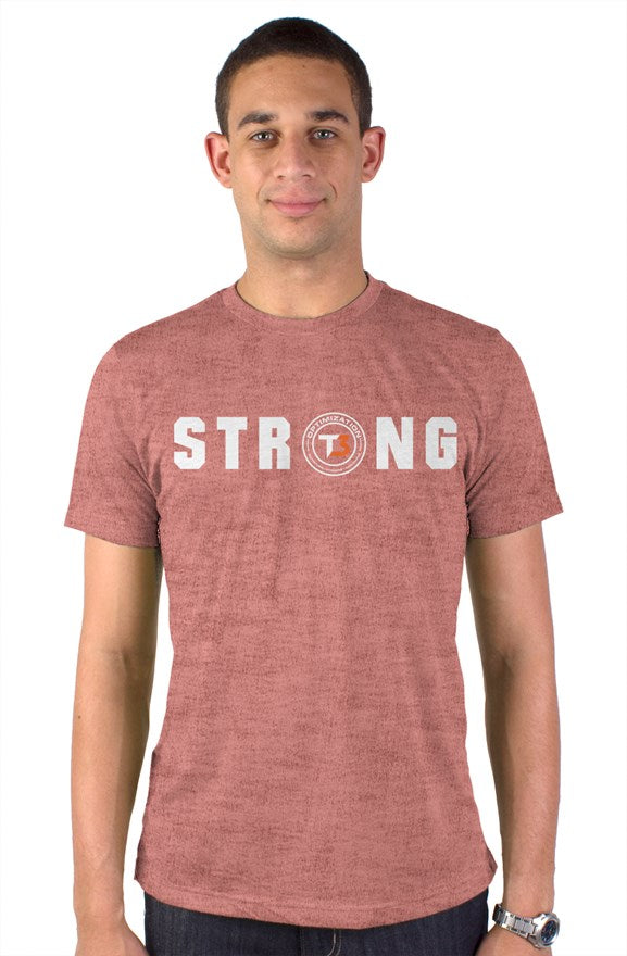 Strong- Heather Red